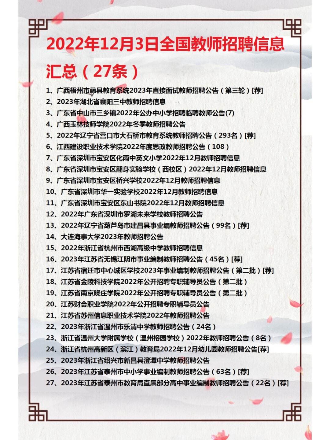 深圳教师招聘信息(深圳教师招聘信息最新招聘2023)